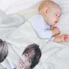 Bts Group Photo Wrinkle-free Throw Blanket
