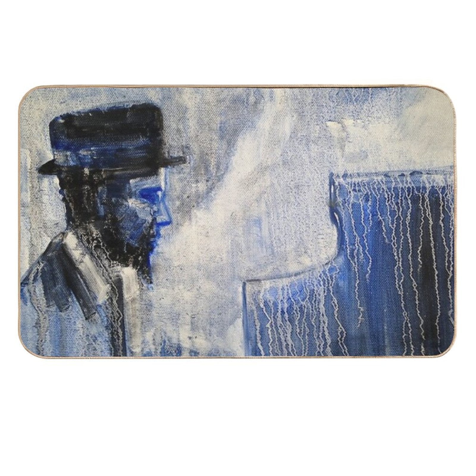Thelonious Monk - Jazz - Painting.  Versatile Bath Mat