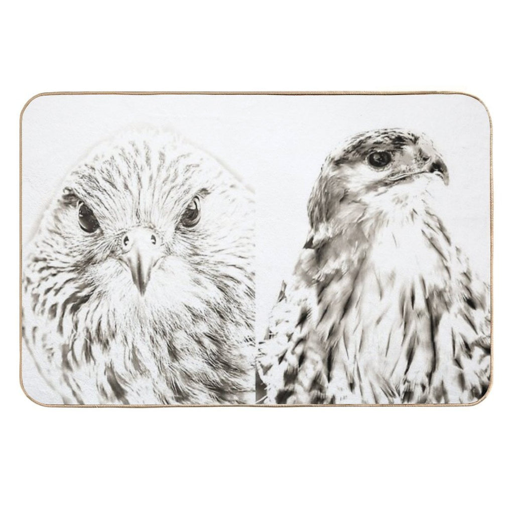 Falcon And Hawk  Dirt-Trapping Bath Mat