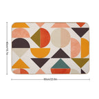 Bauhaus Geometric Colorful 2  High-Traffic Bath Mat
