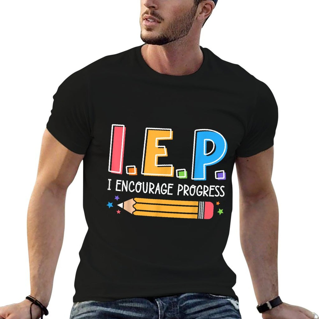 I E P I Encourage Progress Special Education Teacher  Trendy Pattern T-Shirt