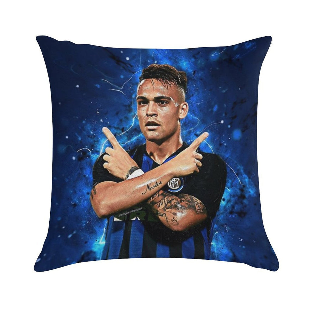 Lautaro Martinez 001 Soft Durable Construction Throw Pillow
