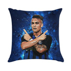 Lautaro Martinez 001 Soft Durable Construction Throw Pillow