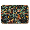 RED PANDAS IN DARK WILD NATURE  Non-Slip Bath Mat