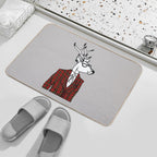 Scottish Deer  Dirt-Trapping Bath Mat