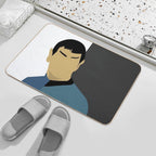 Spock Torn  Repositionable Bath Mat