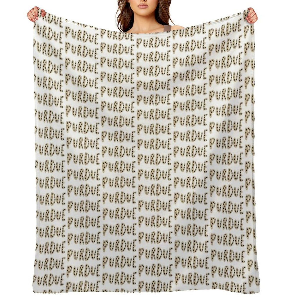 Purdue University Compact Throw Blanket