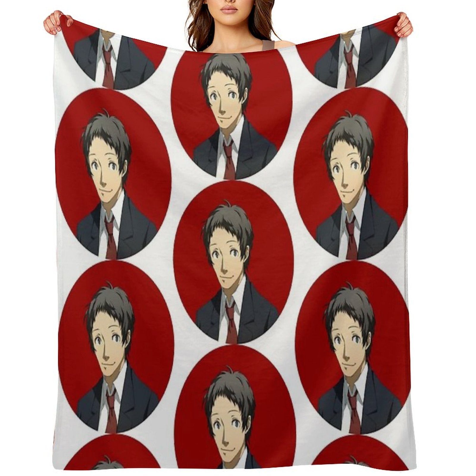 Adachi Portrait Versatility Throw Blanket