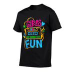Awesome 80s Girls Just Wanna Have Fun 80s Party Funny 1980s  Versatile T-Shirt