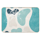 Abstract Winter Vibes  Fade-Resistant Bath Mat