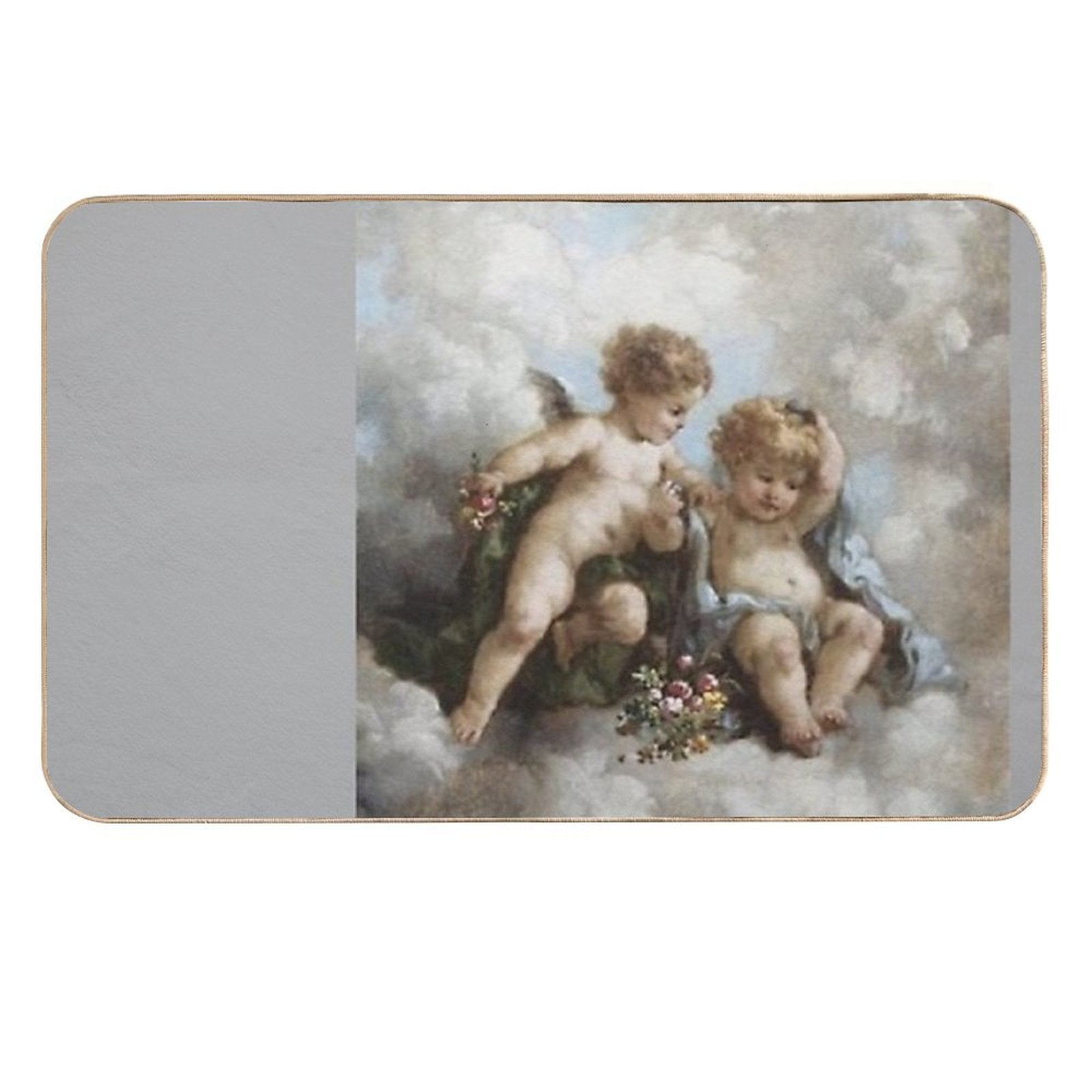 Cherub Renaissance Art Aesthetic UPDATED  Eco-Friendly Bath Mat