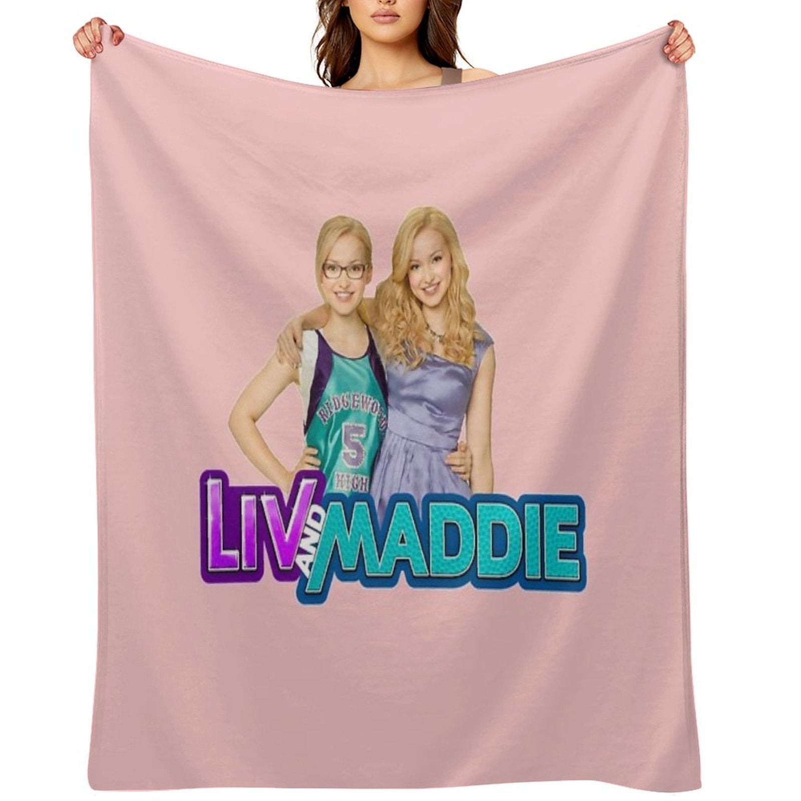Liv And Maddie Anti-pilling Throw Blanket