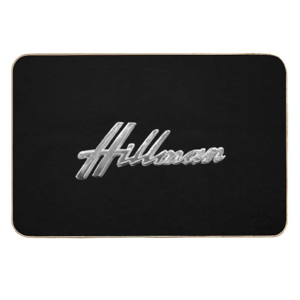 Hillman 1970s Classic Car Logo  Rapid-Drying Bath Mat
