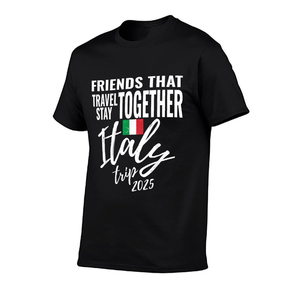 Friends That Travel Together Italy Girls Trip 2025 Group  Moisture-wicking T-Shirt