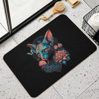 Sphynx Cat  Absorbent Bath Mat