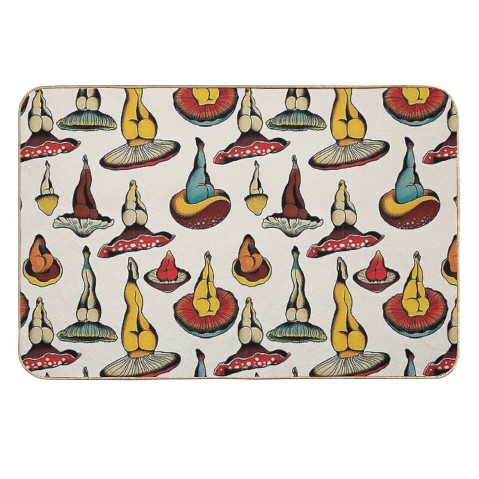 Funny Sexy Mushroom  Odorless Bath Mat