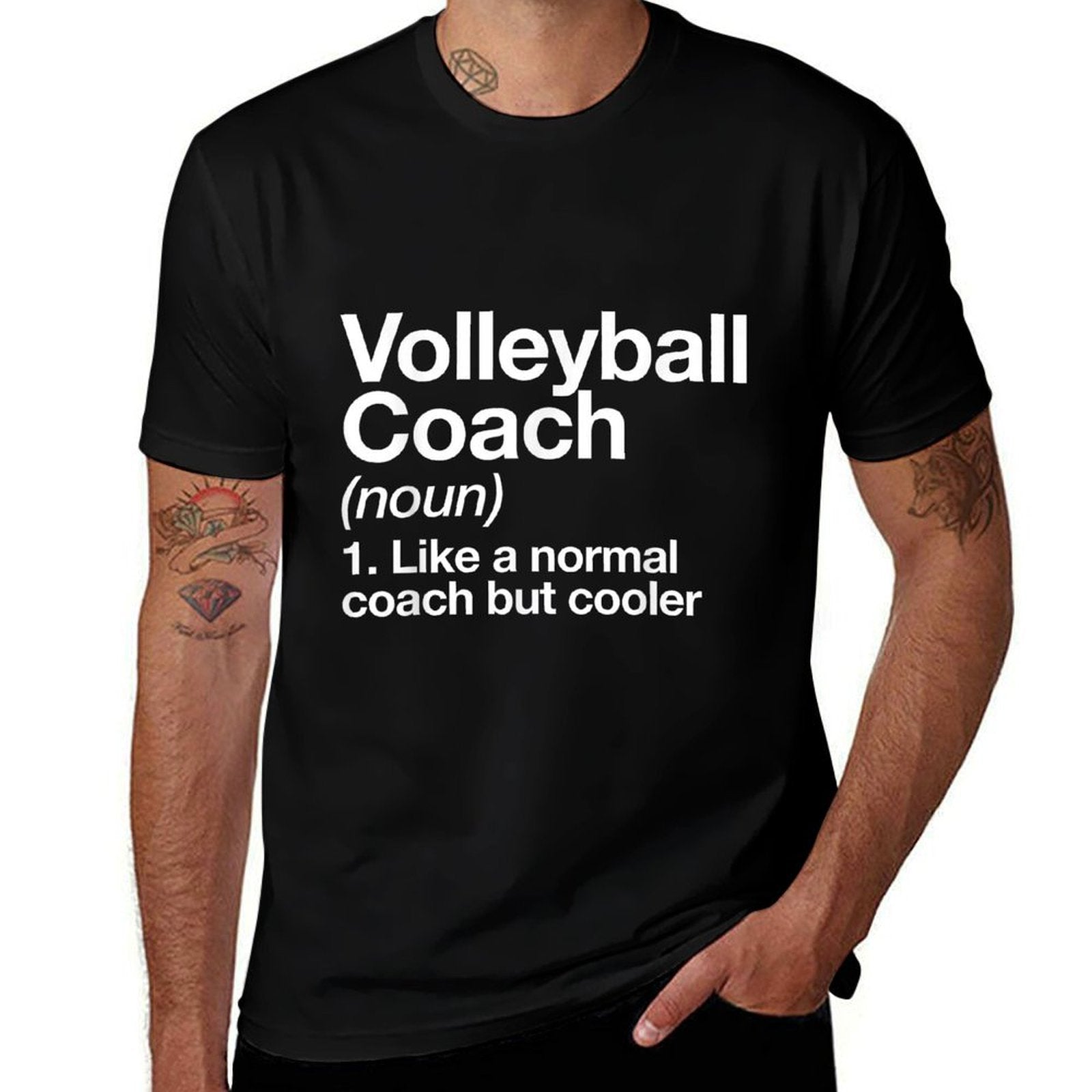Volleyball Coach Funny Sports Definition Trainer Instructor  Vintage-inspired T-Shirt