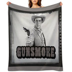 Gunsmoke Film Negative Multi-functional Throw Blanket