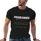 Programming Funny Computer Geek Gift Definition Programmer  Vintage-inspired T-Shirt