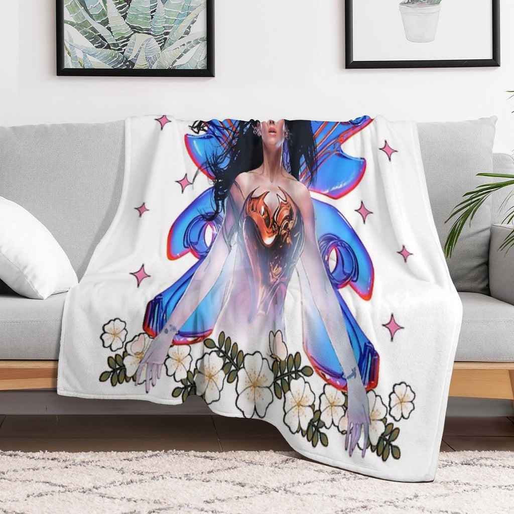 Perry Tour 2025  Katy Australia Print Tee  Butterfly Inspiration  Lifetimes Concert Tour Gift Men Woman Kids Multi-functional Throw Blanket
