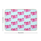Minecraft Pink Axolotl  Dirt-Trapping Bath Mat