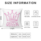 Slay Queen Soft High-Density Material Throw Pillow