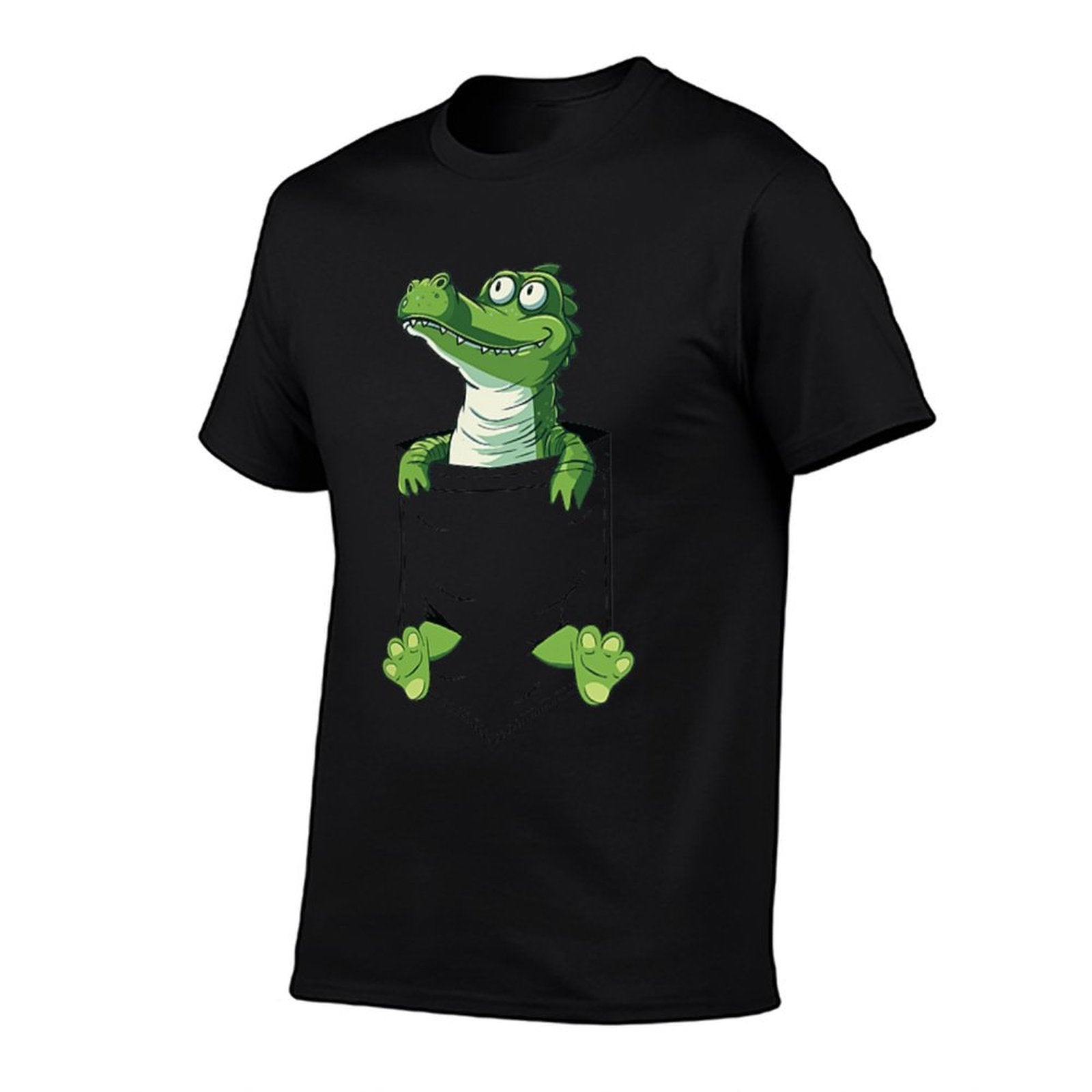 Funny Alligator Lover Pet Cute Florida Alligator in A Pocket  Durable T-Shirt