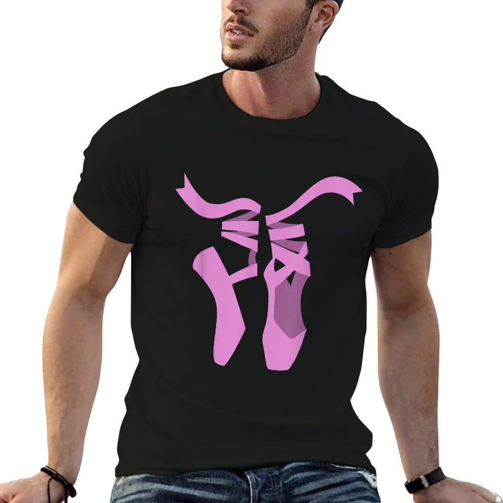 Cool Ballet Art for Women Girls Mom Ballerina Ballet Dancer  Ribbed Collar T-Shirt