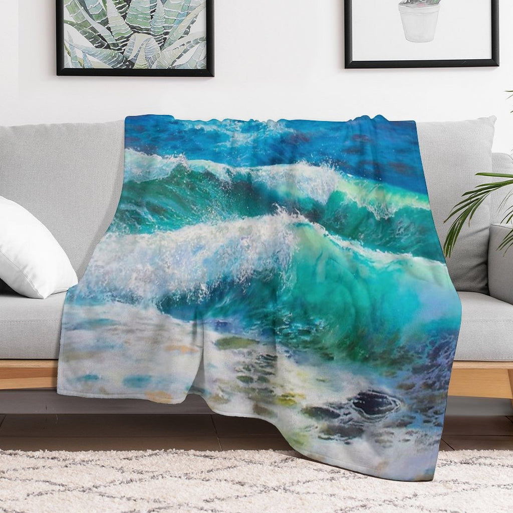 Perpetual Ocean All-season Throw Blanket