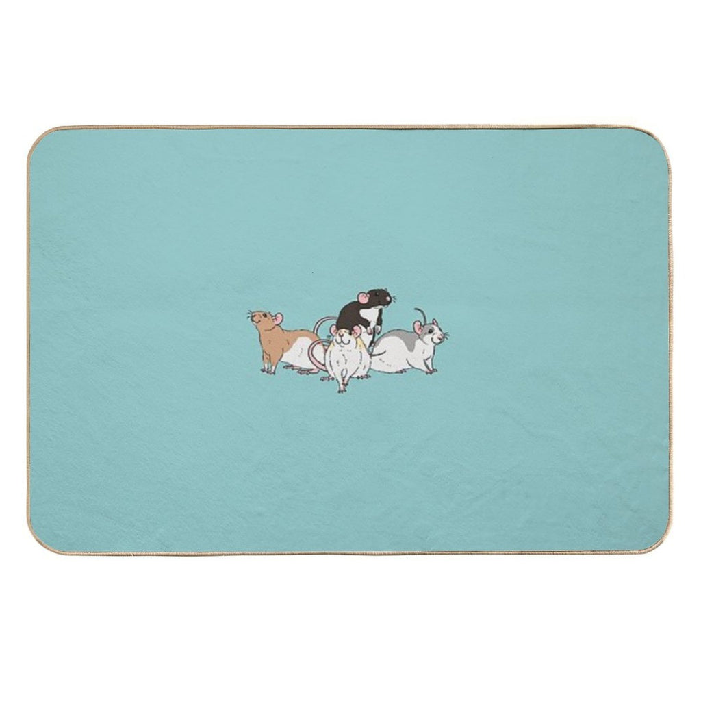 Rat Group  Rapid-Drying Bath Mat