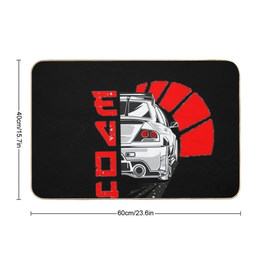 Lancer Evolution  Odorless Bath Mat
