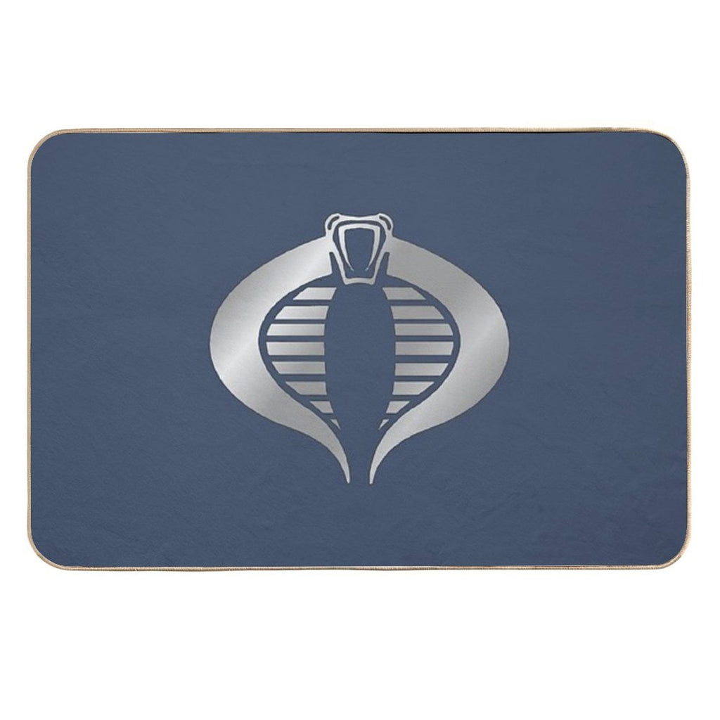 Gi Joe Cobra Trooper Logo  Easy To Clean Bath Mat