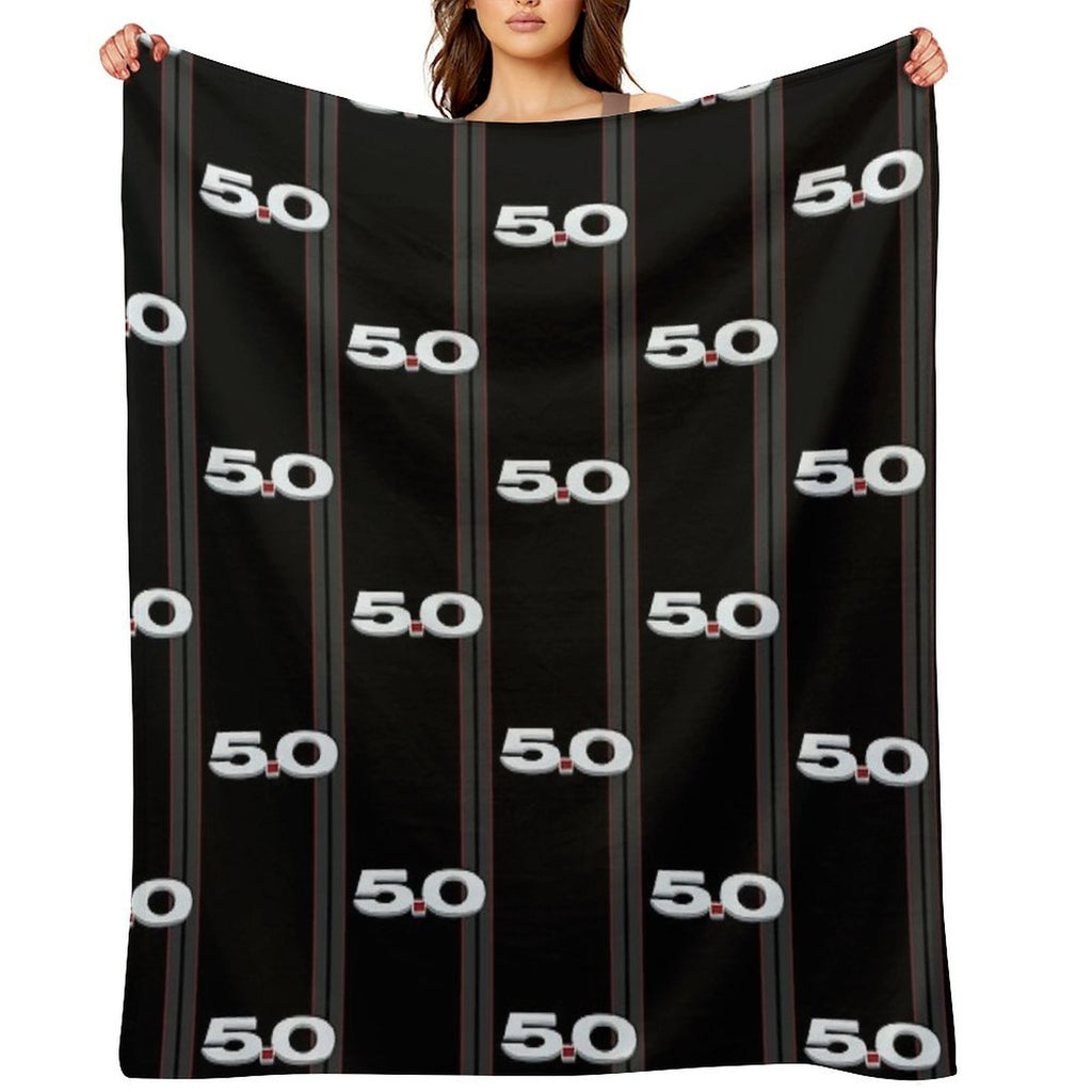Mustang GT Coyote 5.0 V8 GT S197 Premium Throw Blanket