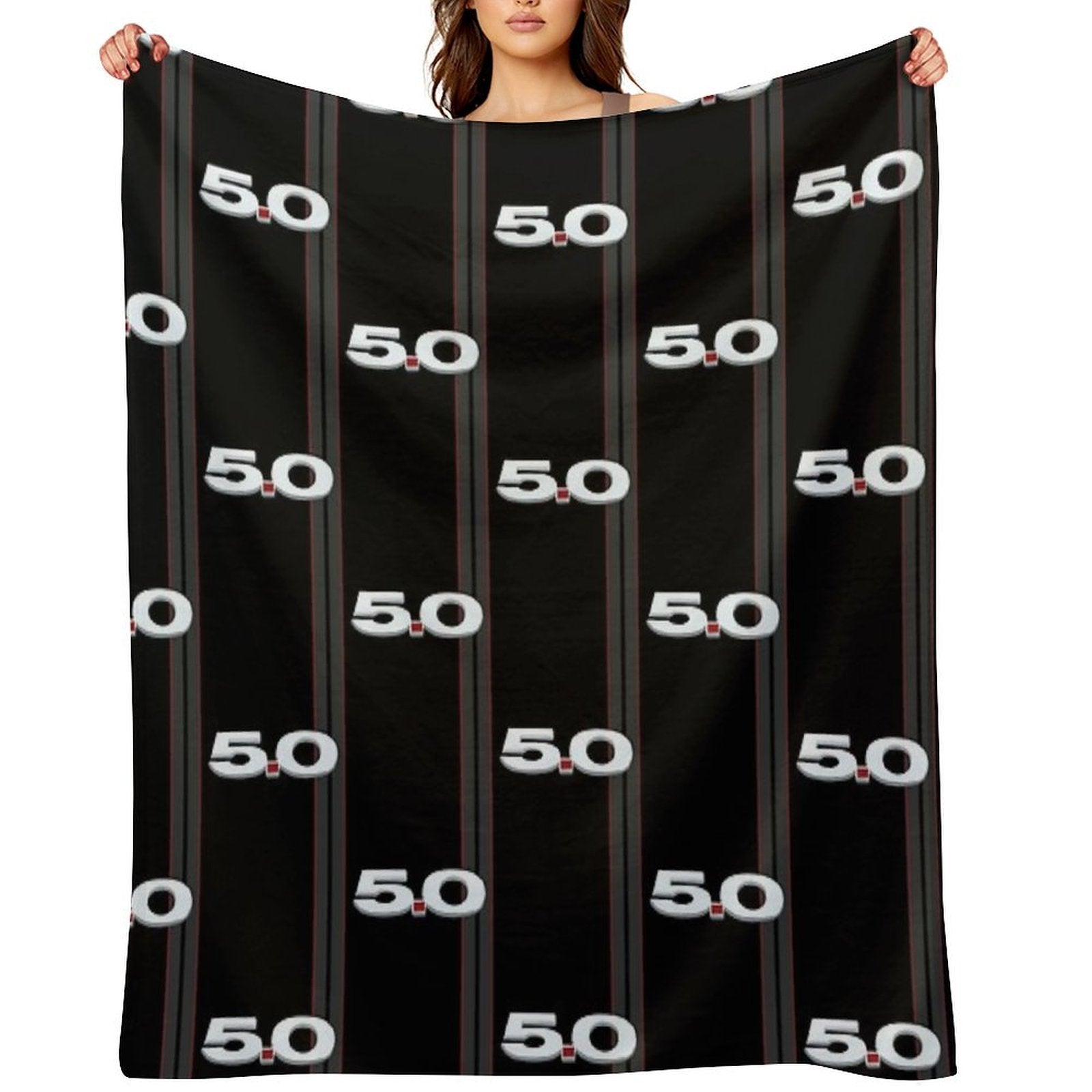 Mustang GT Coyote 5.0 V8 GT S197 Premium Throw Blanket