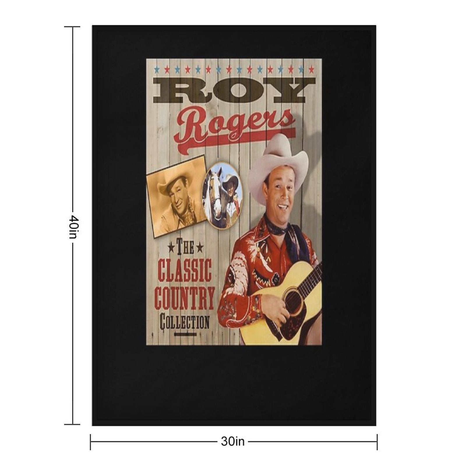 Roy Rogers – The Classic Country Collection Anti-pilling Throw Blanket