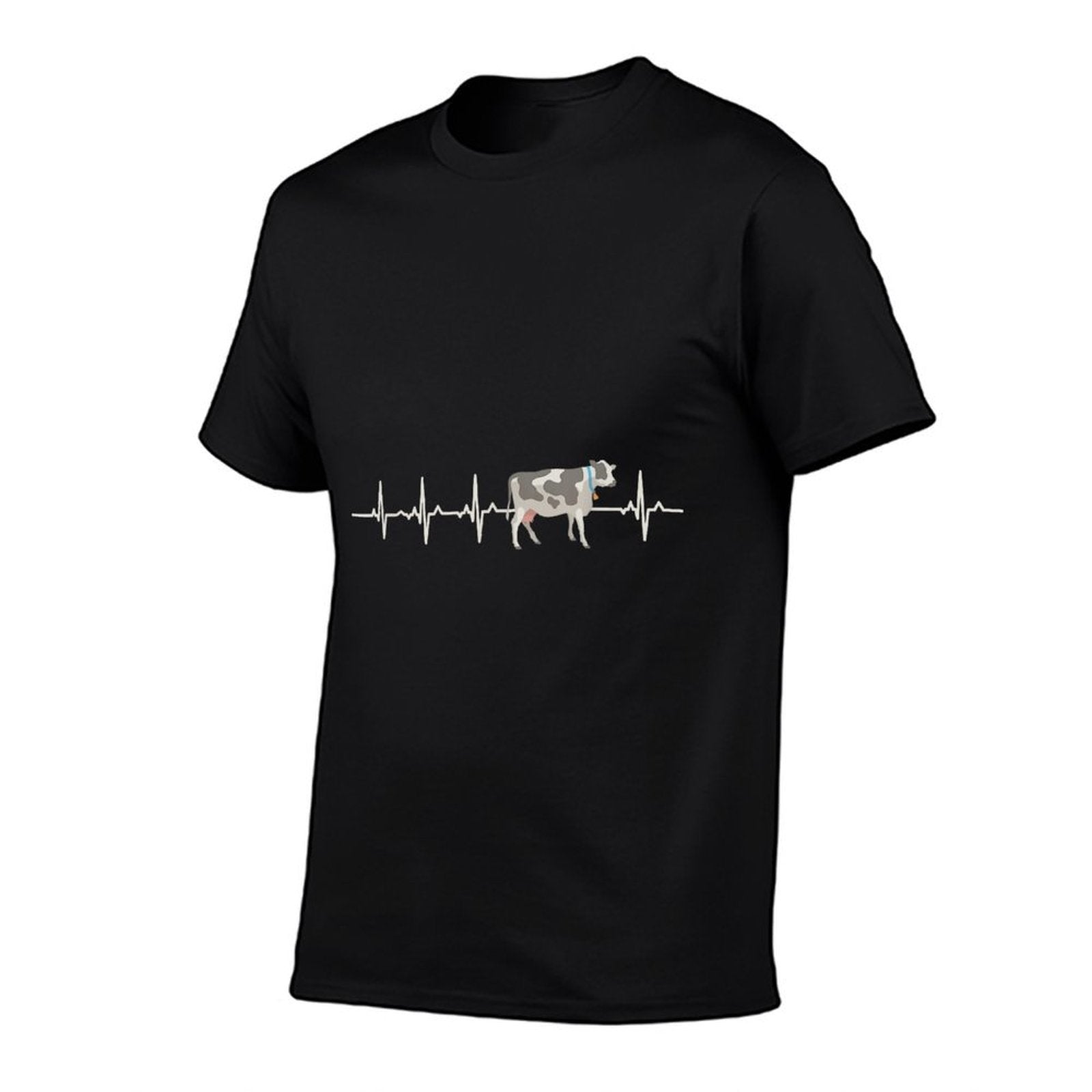 I Love My Cow Valve Funny Heartbeat Patient Gift Men Women  Summer-ready Fabric T-Shirt