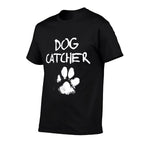 Dog Catcher Costume Adult Halloween Spooky Paw Dog Funny  Stretchy T-Shirt
