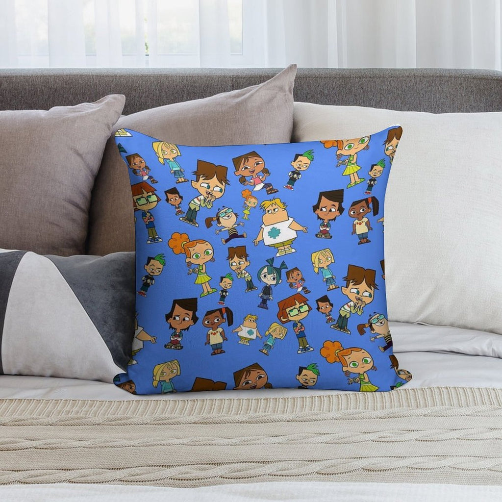 Total Dramarama; Blue Soft Multiple Sizes Throw Pillow