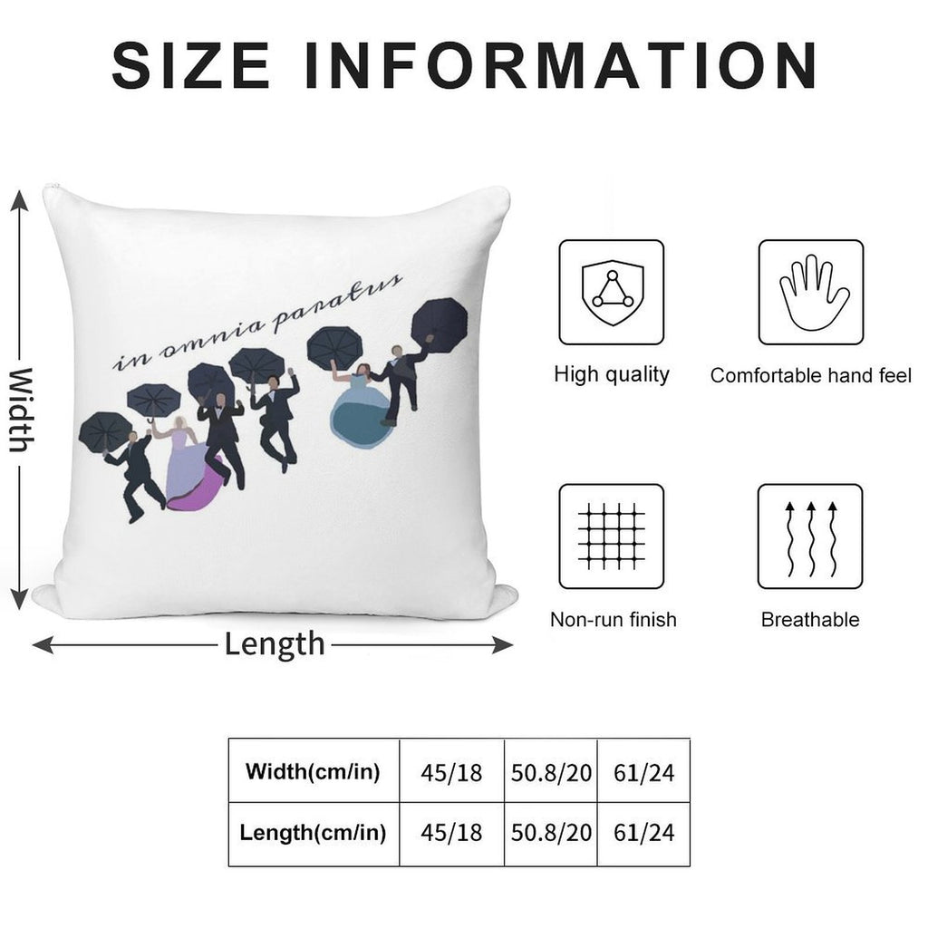 in Omnia Paratus Soft Bedroom Essential Throw Pillow