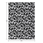Black & White Cow Print Desinged Items Wrinkle-free Throw Blanket