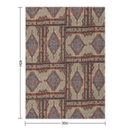 The Blue Diamonds Wrinkle-free Throw Blanket