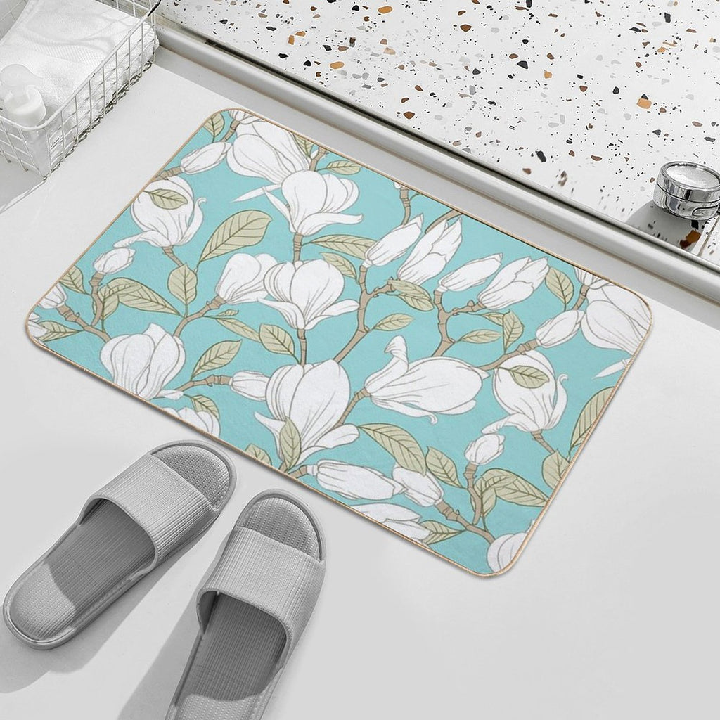 Magnificent Magnolia  Non-Slip Bath Mat
