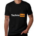 Techno Music Minimal Hard Clubbing Funny Festival Hub DJ  Odor-resistant T-Shirt