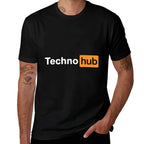Techno Music Minimal Hard Clubbing Funny Festival Hub DJ  Odor-resistant T-Shirt
