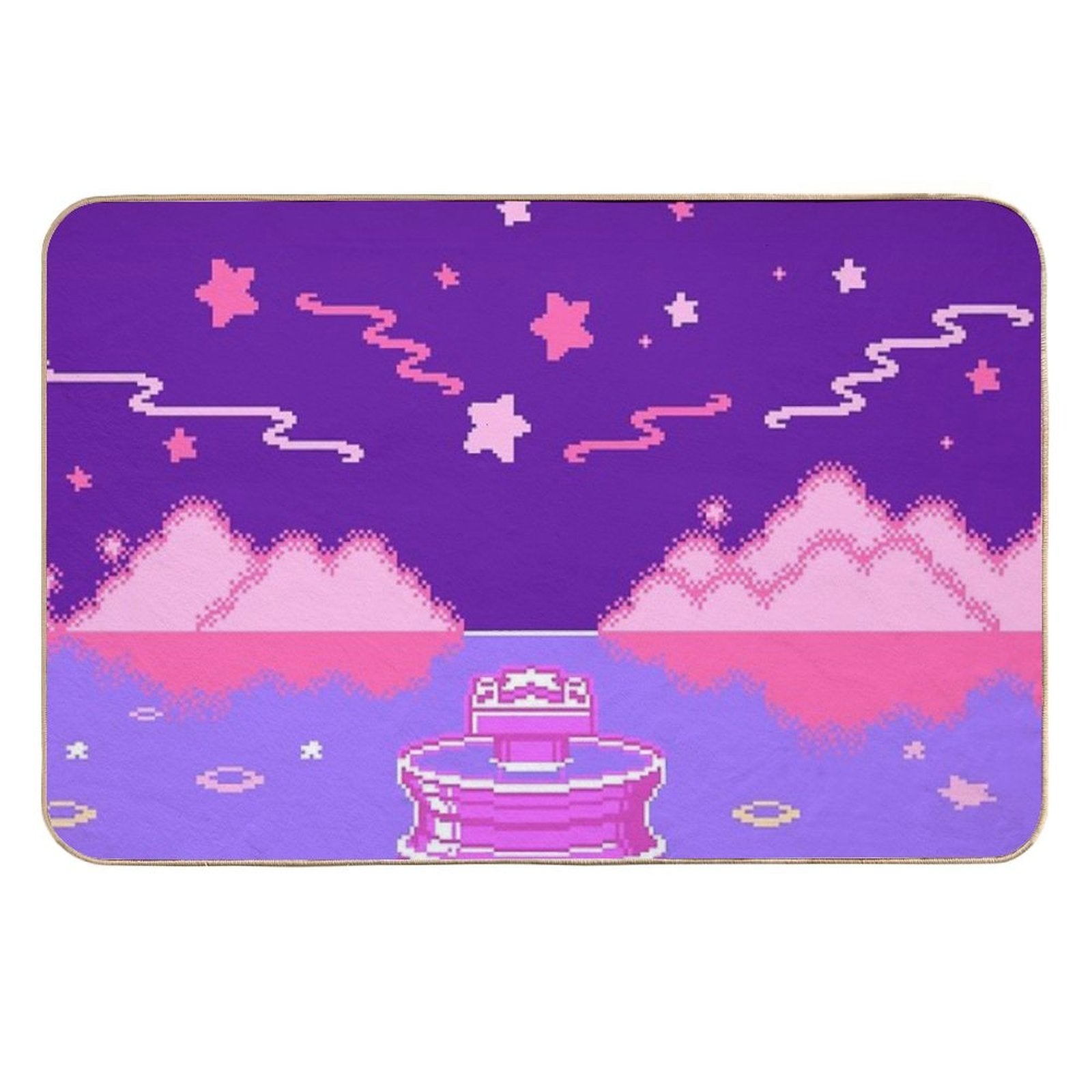 Kirby's Adventure - Rainbow Resort ~ Dedede Battle ☁★  Eco-Friendly Bath Mat