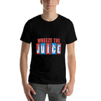WHEEZE THE JUICE Funny Design  Cotton T-Shirt