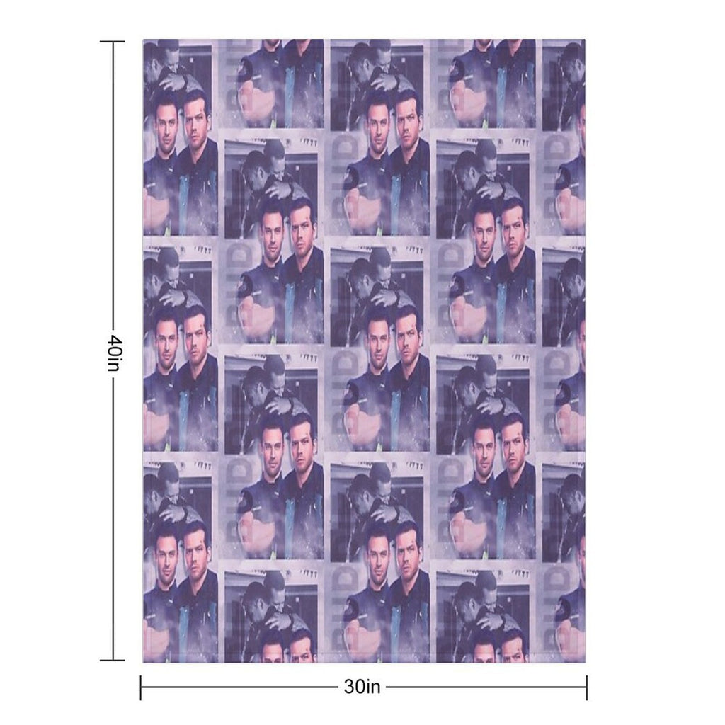 911 Buddie - Memories - Buck And Eddie Multi-functional Throw Blanket