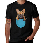 Pocket Frenchie Bulldog Dog Animal Kids Gift French Bulldog  Vintage-inspired T-Shirt