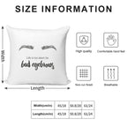 Bad Eyebrows Beauty Soft Gift Ready Throw Pillow