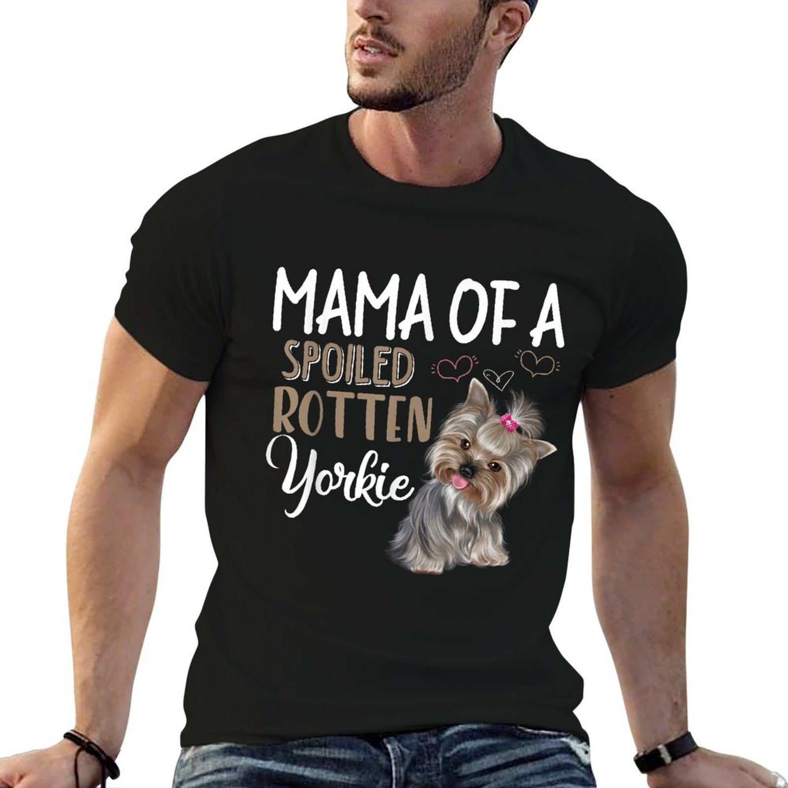 Yorkie Dog - Yorkie Mom, Dog Lover Gift  Durable T-Shirt
